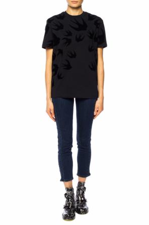 T-shirt with a swallow motif, zdjęcie 2 T-shirt with a swallow motif od McQ Alexander McQueen